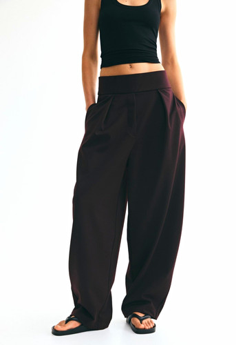 Hose stoffhose bordeaux - hose,
