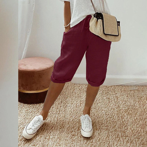 Damen bermuda capri kurze - damen, hose