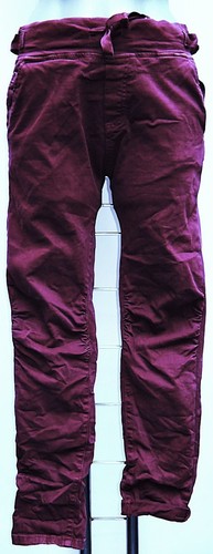 Schmale baumwollhose slim fit - schmale,