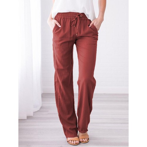 Leinenhose damen hose sommer - damen,