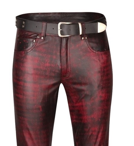 Lederhose antik weinrot - lederhose,