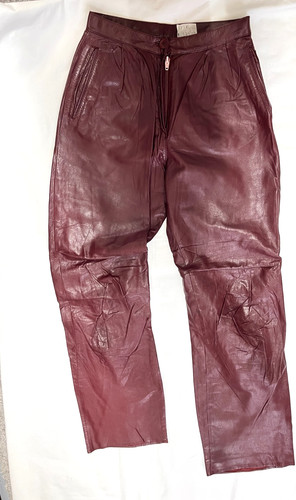 Weiche lederhose weinrot - +++;;,
