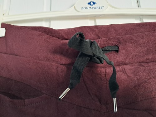 Joggpants velouroptik weinrot - joggpants,