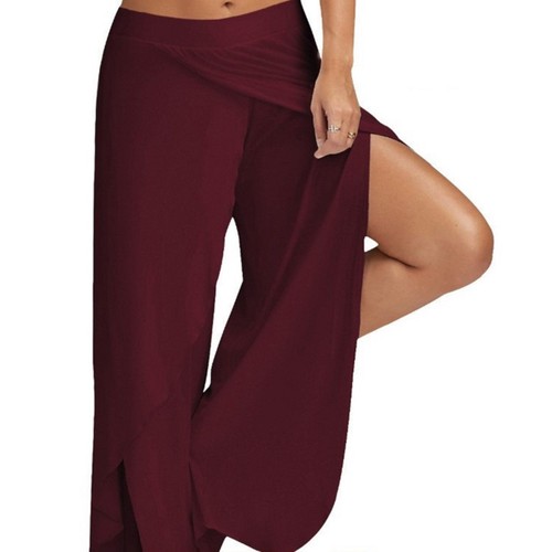Damen yogahose mit schlitz - damen,