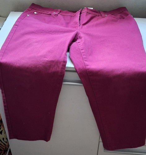 Damenhose farbe weinrot - farbe:weinrot,