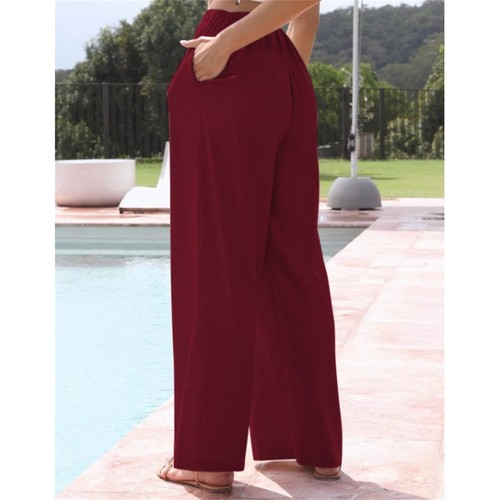 Damen leinenhose weit - damen,