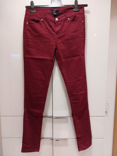 Weinrote hose skinnyhose - weinrote,