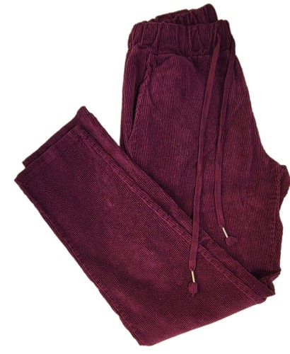 Cord schlupfhose weinrot damen - cord,