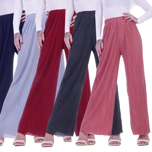 Damen palazzo hose weites bein - hose,